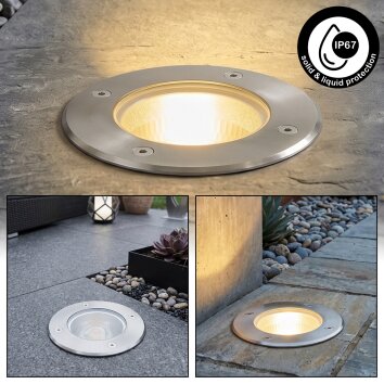 Lemok foco empotrable de suelo exterior IP67 redondo para jardín Ø 15 cm