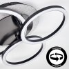Plafón LED Kordex de techo con 3 aros orientables, luz blanca neutra moderna