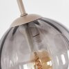 Koyoto plafón de techo 4 luces E14 con pantallas globo, estilo boho retro