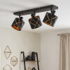 Opatija plafón orientable de techo 3 focos E14 con pantallas geométricas