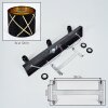 Opatija plafón orientable de techo 3 focos E14 con pantallas geométricas