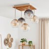 Koyoto lámpara de techo de 5 luces con globos colgantes para salón