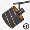 Alsen plafón de techo de 4 focos orientables con pantallas cilíndricas