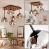 Gastor lámpara de techo 5 luces E14 con pantallas esféricas estilo boho retro