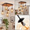 Gastor lámpara de techo de 5 luces con pantallas globo para salón y comedor