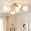 Chehalis plafón de techo de bolas, lámpara de techo G9 de 6 luces, Ø 58 cm