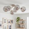 Chehalis plafón de techo 6 luces G9 con bolas y brazos curvos, ø 64 cm