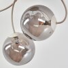Chehalis plafón de techo 6 luces G9 con bolas y brazos curvos, ø 64 cm