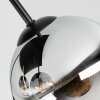 Luminaria esférica moderna Koyoto, clúster de estructura de metal con 4 pantallas