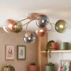 Chehalis lámpara de techo de 6 luces vintage G9 con globos, Ø 58 cm