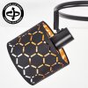 Alsen plafón de techo 3 luces orientable, lámpara de techo con pantallas caladas