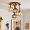 Koyoto lámpara de techo, plafón de techo 4 luces E14 con pantallas globo