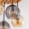 Koyoto lámpara de techo, plafón de techo 4 luces E14 con pantallas globo