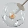 Lámpara de techo moderna Ripoll con 7 globos de vidrio transparente agrupados
