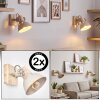 Aplique de pared orientable Orny, set de 2, pantalla cónica, para leer junto al sofá