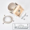 Aplique de pared Herford, set de 2, foco orientable color arena para lectura