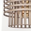 Lámpara colgante de jaula Lomir, ajustable durante el montaje, para mesa de comedor