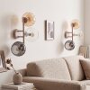 Aplique de pared Koyoto moderno, set de 2 con tres esferas de vidrio