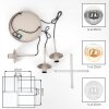 Lámpara colgante esférica Gastor, 3 luces, ajustable al montar, para la mesa de comedor