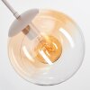 Lámpara colgante esférica Gastor, 3 luces, ajustable al montar, para la mesa de comedor