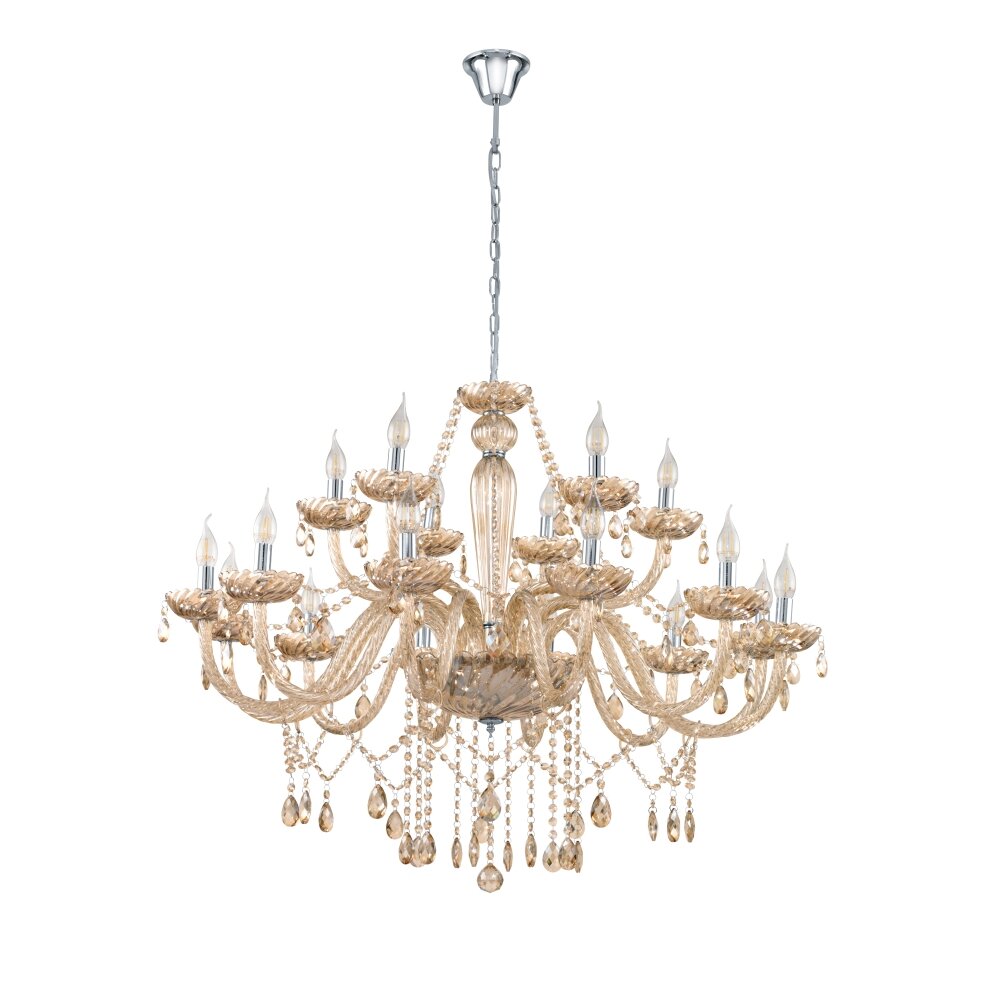 Eglo BASILANO Lámpara Colgante Cromo, 18 luces main product photo