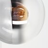 Aplique de pared moderno Gastor con esfera, set de 2, E14 visible, para sofá