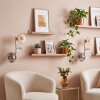 Aplique de pared retro Koyoto, set de 2, tres globos de vidrio ahumado
