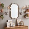 Aplique de pared Gastor, set de 2, 3 esferas de vidrio ahumado, ámbar y transparente