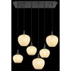Maxy de Globo lámpara colgante redonda de diseño orgánico, 6 luces, 80 cm, moderna