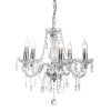 NOWA Marie lámpara de araña de techo clásica de 5 luces E14 regulable salón comedor