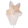 NOWA Fips aplique de pared zorro E14 moderno decorativo para salón y pasillo