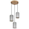 NOWA Run lámpara colgante moderna redonda de 3 luces E27 60 W Ø 35 cm
