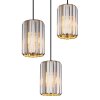 NOWA Run lámpara colgante moderna redonda de 3 luces E27 60 W Ø 35 cm