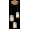 NOWA Run lámpara colgante moderna redonda de 3 luces E27 60 W Ø 35 cm