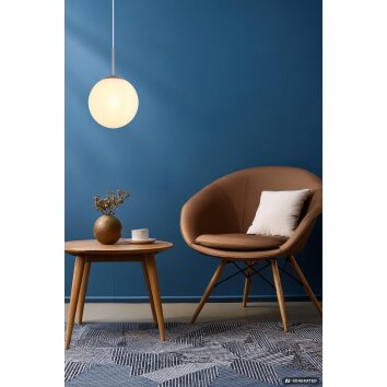 NOWA Kop lámpara colgante de esfera para comedor y salón moderna E27 ø 25 cm 60 W