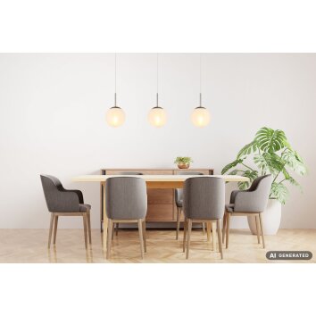Kop NOWA lámpara colgante de 3 luces E27 moderna