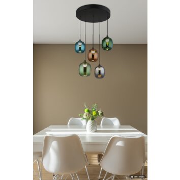 NOWA Minara lámpara de techo colgante LED moderna Ø 43 cm 3300 lm 3000 K