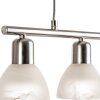 NOWA Daytona lámpara colgante de comedor y cocina de 4 luces E14 regulable moderna