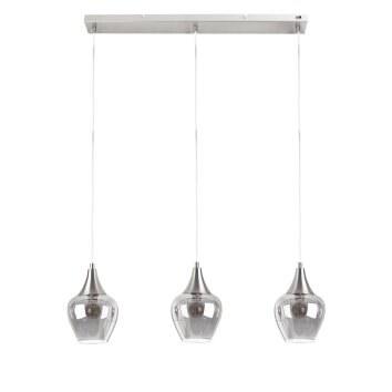 NOWA Drop lámpara colgante triple moderna para comedor, pasillo, cocina y salón