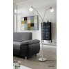 NOWA Loxy lámpara de pie moderna para salón, 2 luces, doble brazo orientable, E14