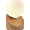 NOWA Alisa lámpara de mesa globo moderna con casquillo G9, Ø 10 cm, 16 cm, para salón
