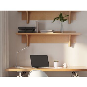 NOWA Carlo Lámpara de techo LED alargada moderna para comedor y pasillo