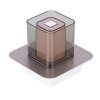 NOWA Fiona plafón de techo cuadrado LED moderno para comedor y salón 2000 K 90 lm 2,5 W