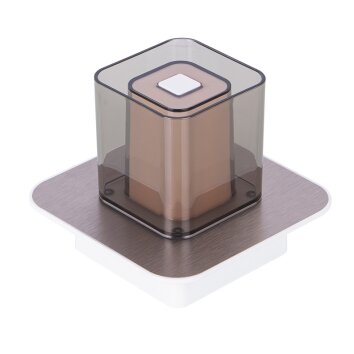 NOWA Fiona plafón de techo cuadrado LED moderno para comedor y salón 2000 K 90 lm 2,5 W