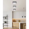 NOWA Puccy plafón LED cuadrado de superficie moderno, 3000 K, 1500 lm, 15 W