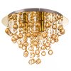 NOWA London plafón de techo, lámpara de techo redondo tipo cascada 3 luces moderno vintage