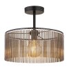 NOWA Leeds plafón de techo redondo de 35 cm E27 60 W estilo moderno y vintage