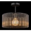 NOWA Leeds plafón de techo redondo de 35 cm E27 60 W estilo moderno y vintage