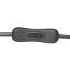 Steinhauer Preto lámpara de sobremesa de lectura orientable con base redonda