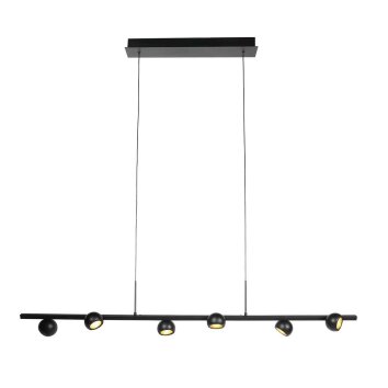 Steinhauer Marcadore lámpara colgante lineal LED 120 cm de 6 focos orientables